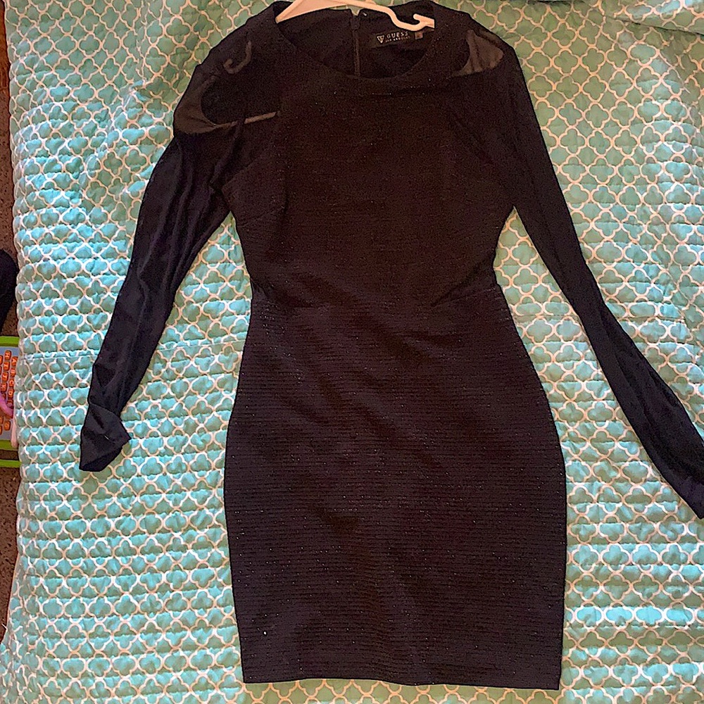 Sparkly black dress